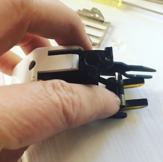 Charlotte Scott Textile Artist Bernina Walking Foot Maintenance