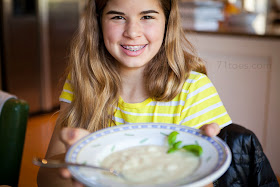 71 Toes: creamy potato soup {a guest post by Grace}