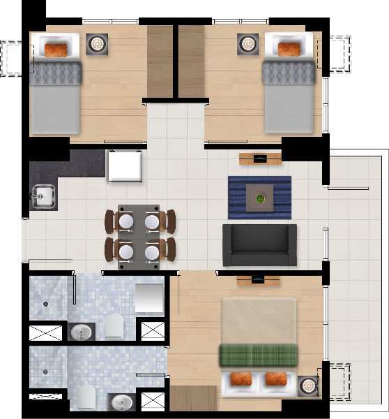Ascentia Condominium Units 3 Bedroom