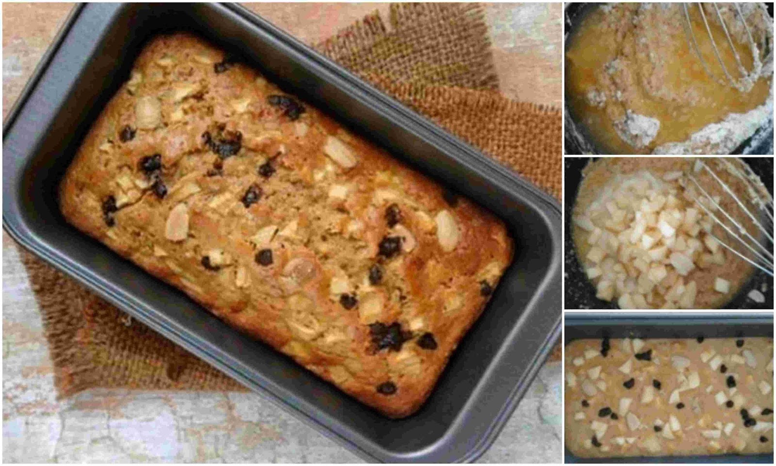 Resep Membuat Bolu Apel Pisang No Mixer Tetep Empuk dan Resep Membuat Bolu Apel Pisang No Mixer Tetep Empuk dan
