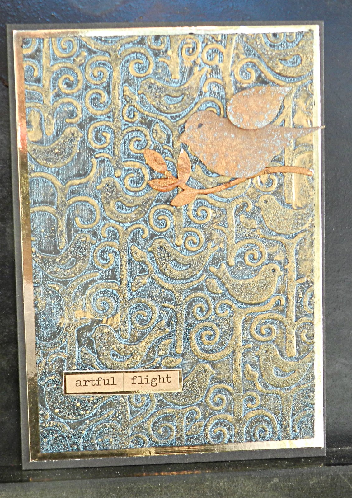 UnstampaBelles Challenges Challenge84 Emboss, emboss, emboss........