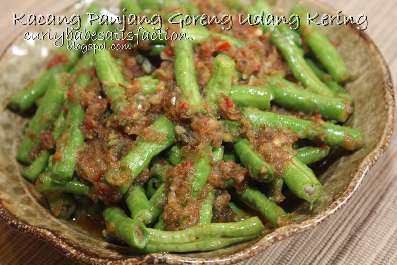 Kacang Panjang Goreng Udang Kering By Curlybabes Satisfaction