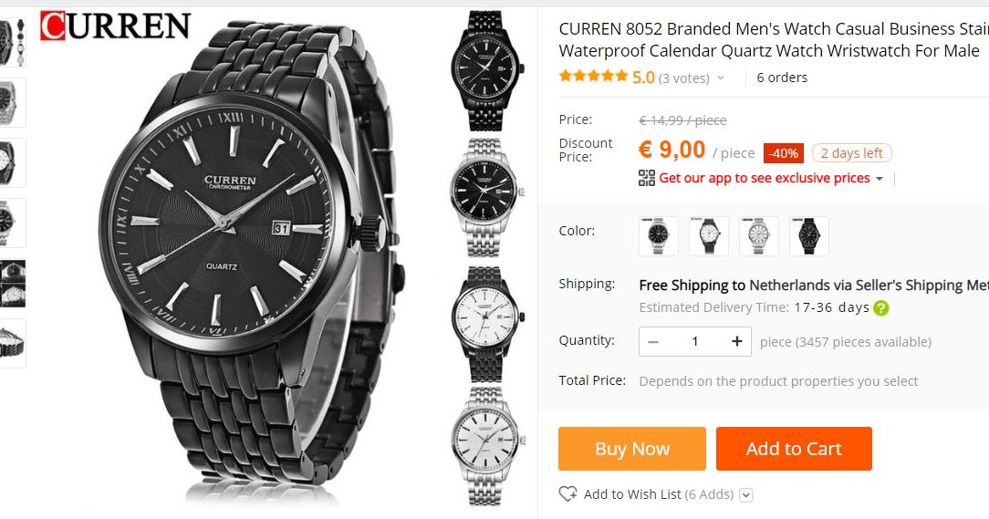 Best watch under 20 / €20 a quest, an addiction BEST men's watches