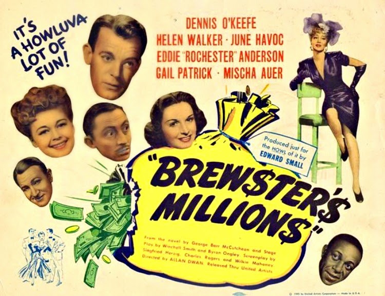 A Vintage Nerd, Vintage Blog, Retro Lifestyle Blog, Classic Film Blog, Brewster's Millions, Old Hollywood Blog, Old Hollywood Films