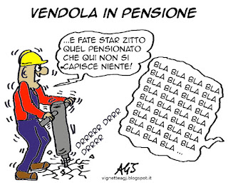 Vignette di AGJ: Vendola in pensione