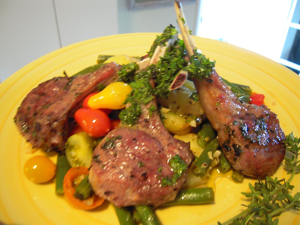 The Life and Times of a Wandering Jew Grilled Lamb Chops with Roast