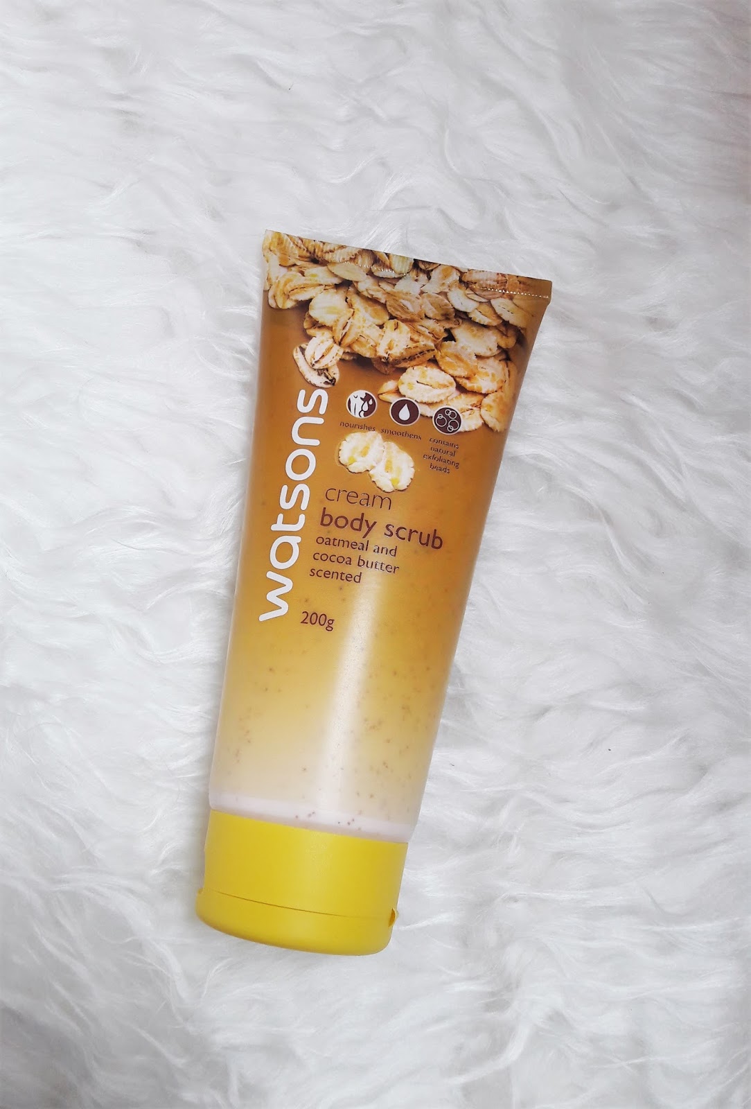 Watsons Cream Body Scrub "oatmeal and cocoa butter scented"