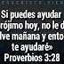 Proverbios 3:28 - Comparte la Biblia