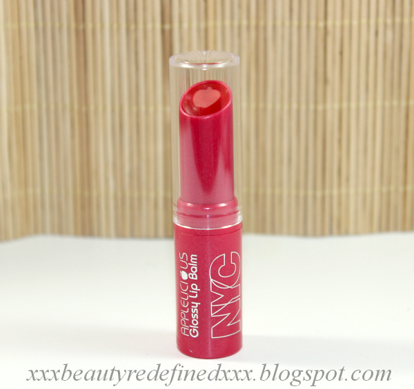 BeautyRedefined by Pang: NYC Applelicious Glossy Lip Balm Big Apple Red