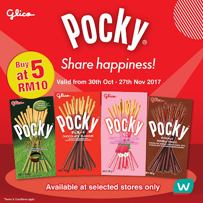 Watsons Malaysia Pocky Discount Offer Promo