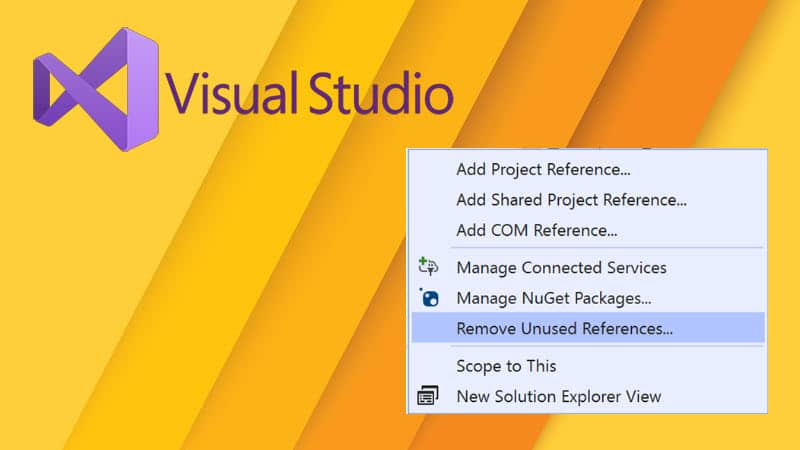 Visual Studio 2019 will allow you to Remove Unused References from projects