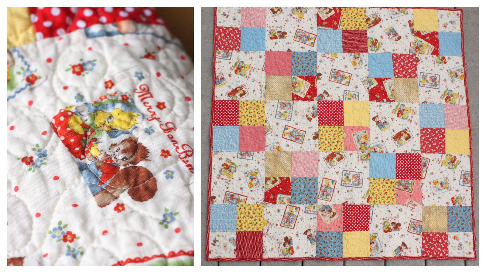 Simple Four Patch Baby Quilt simple-four-patch-baby-quilt