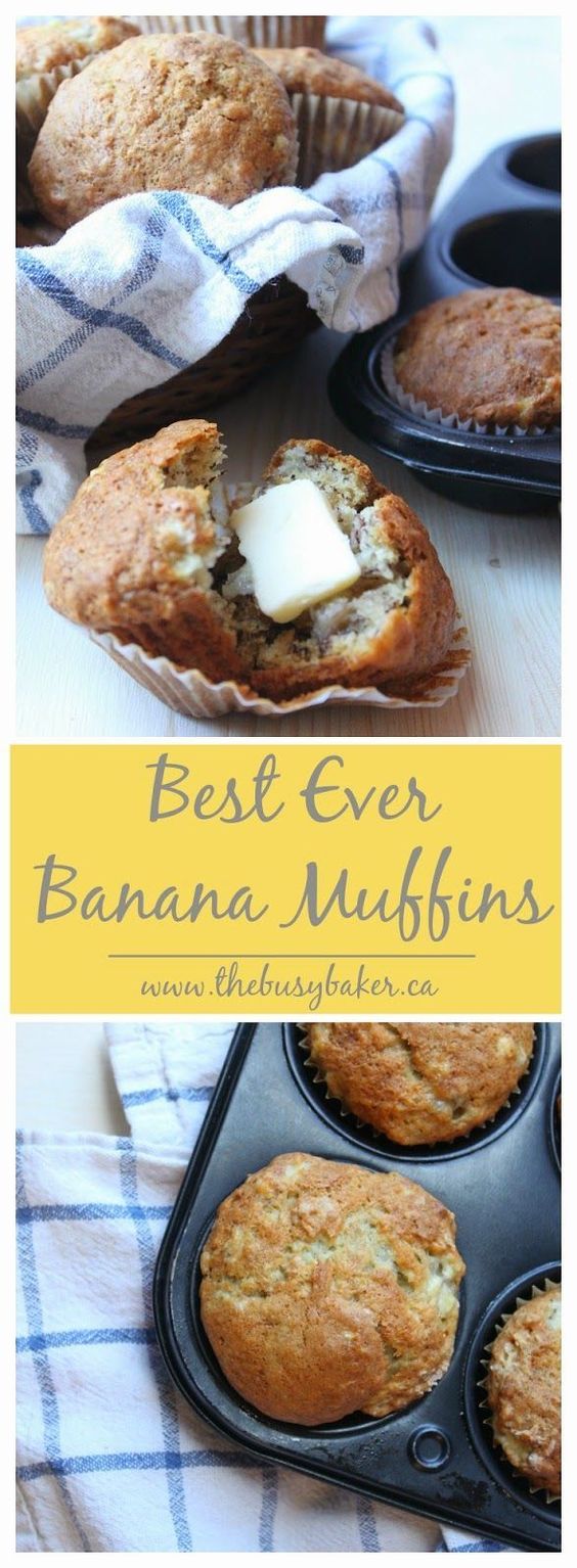 BEST EVER BANANA MUFFINS