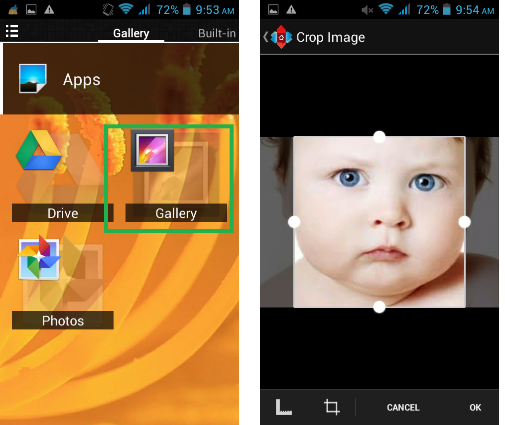 How to Insert or Add Picture to Android Icons