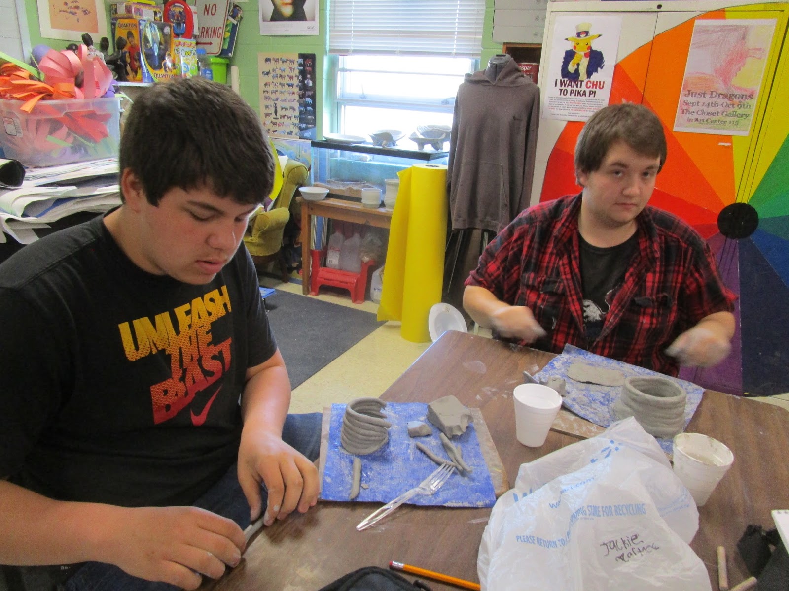Coloring Outside the Lines Climax Springs High School students working