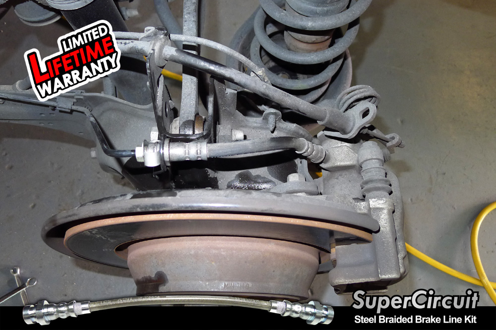 SUPERCIRCUIT Steel Braided Brake Lines Ford Mondeo 4th Gen. (20072013) Steel Braided Brake