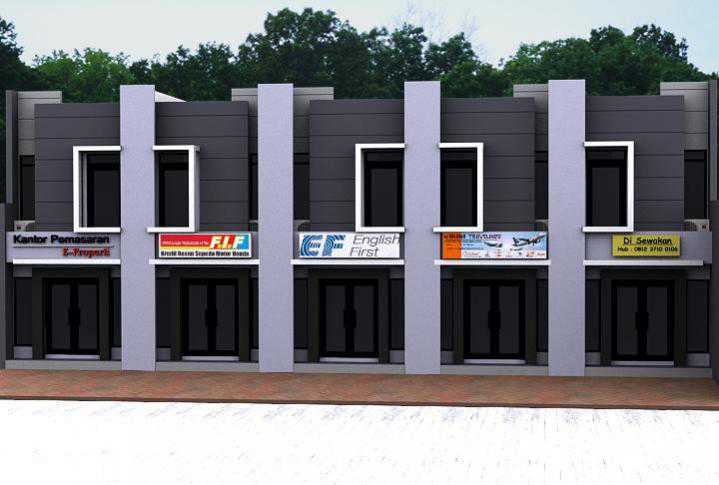 Cat | Kombinasi Warna untuk Eksterior Ruko ~ BILLION PAINT | CAT TEMBOK ...