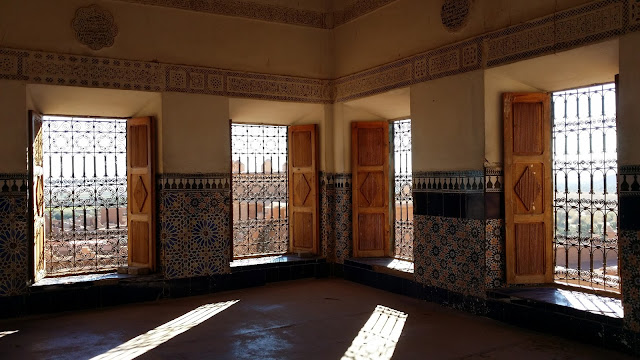 Interior de la Kasbah Taourirt