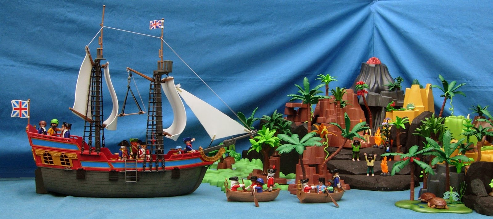 Playmobil Pirate diorama