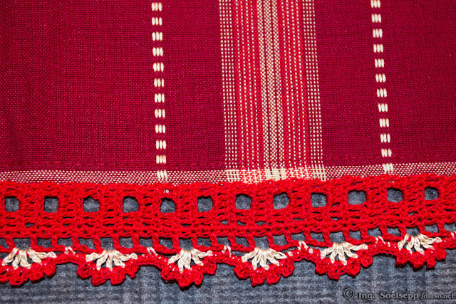Heegeldatud äärepitsiga laudlina / Crocheted lace Tablecloth