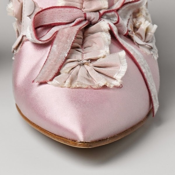 Shoes made for the film Marie Antoinette by Sofia Coppola, made by Manolo Blahnik