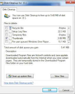 disk cleanup