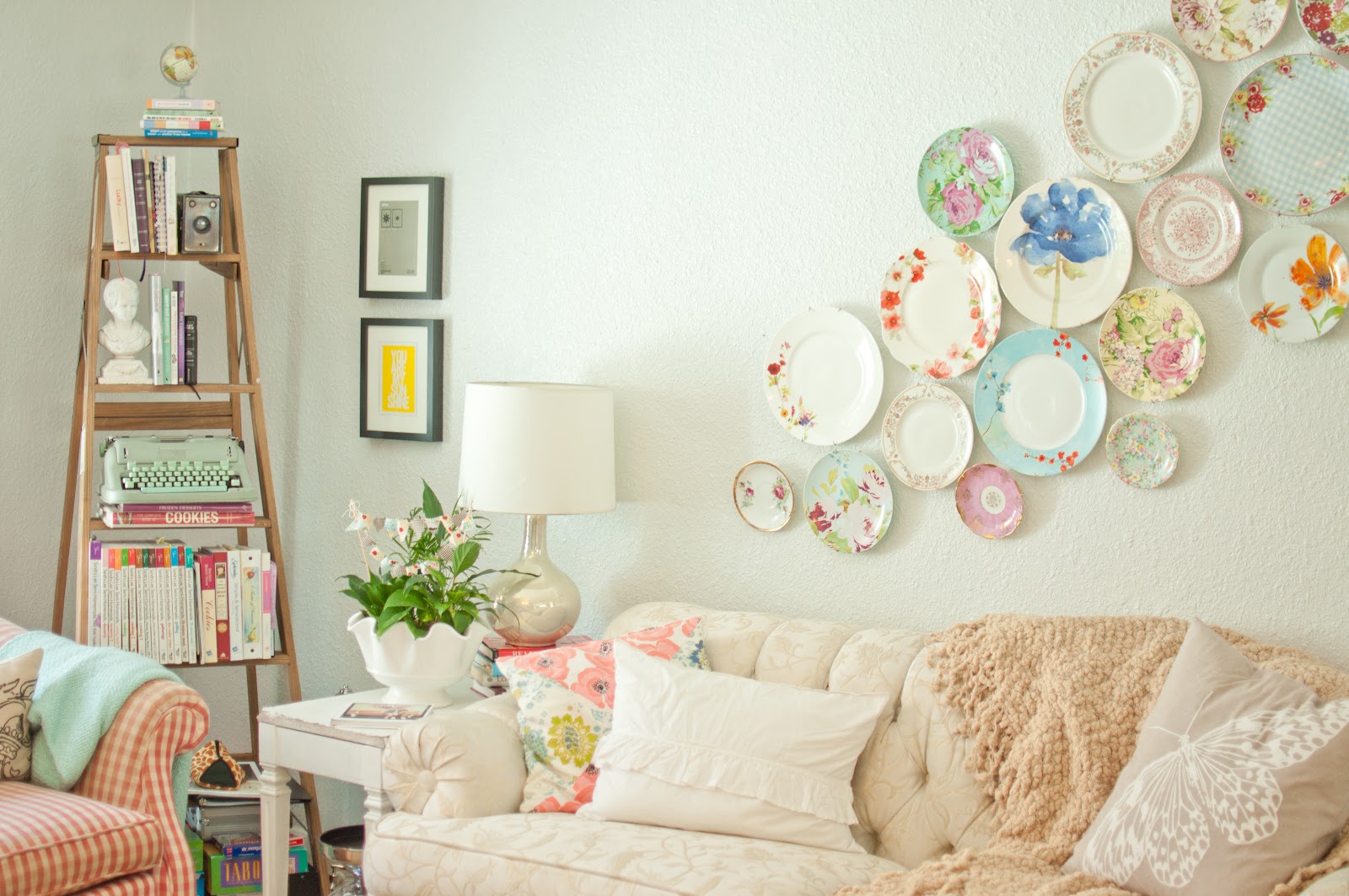 Decorating With Plates In The Bedroom