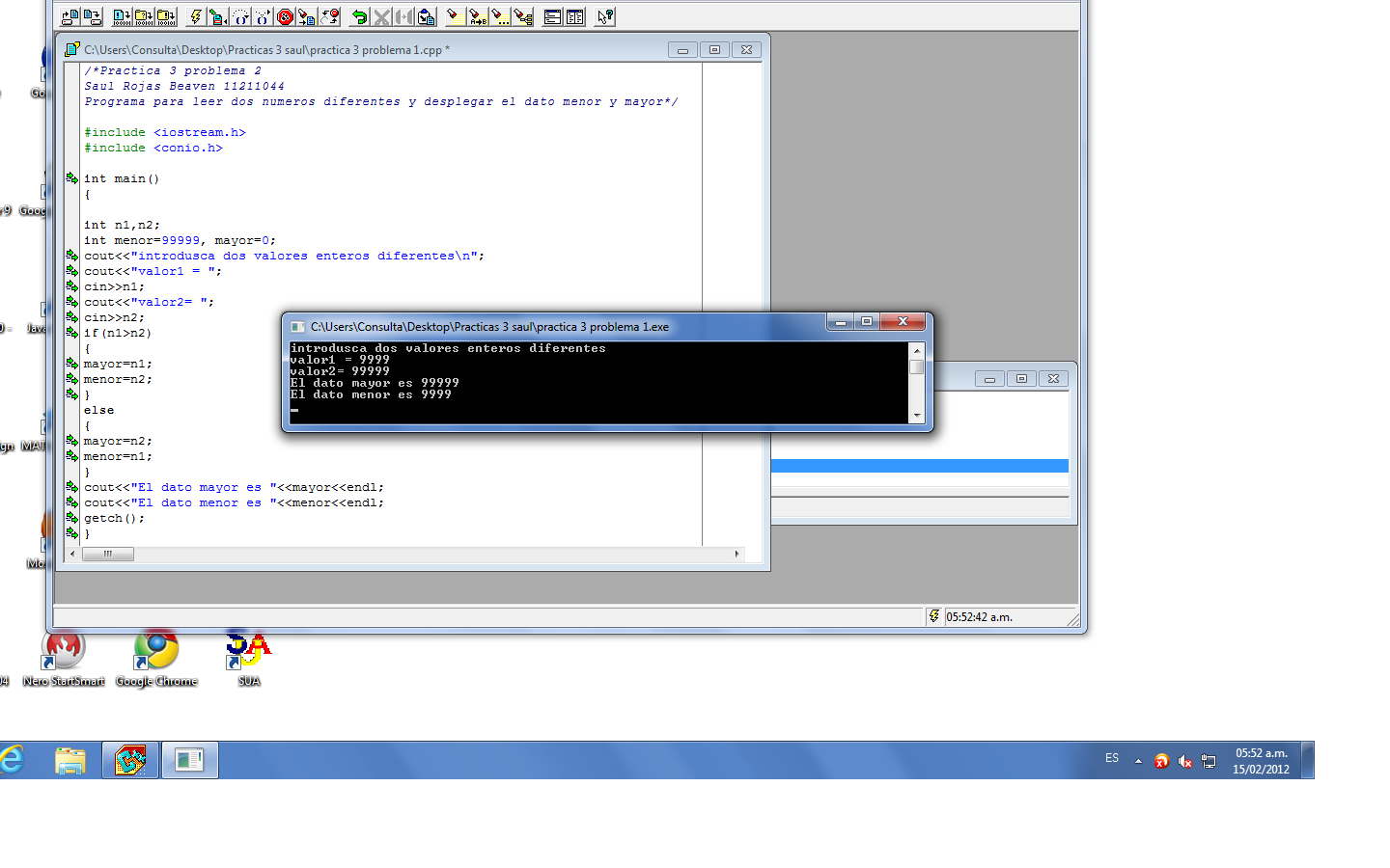 Programacion Estructurada: Practicas 3