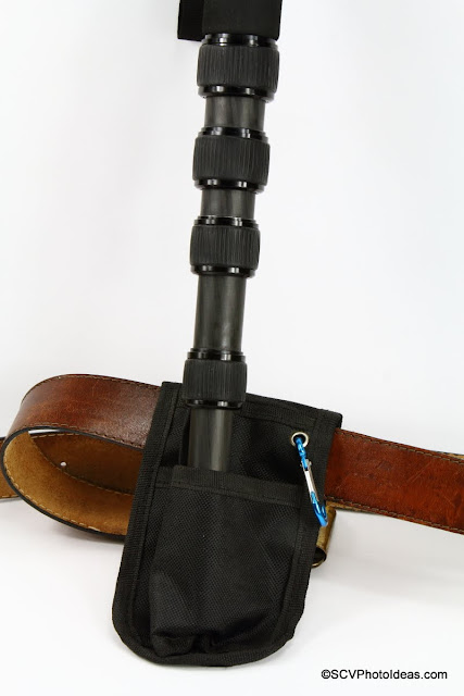 Triopo GL-70 Monopod in Holster attached on belt II