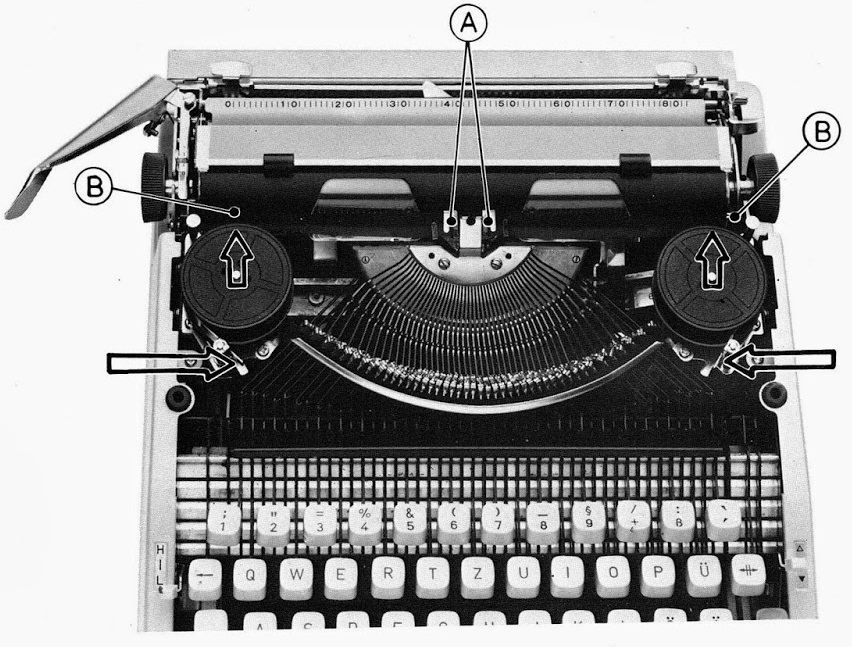 oz.Typewriter Nakajima AT 3002 Portable Typewriter