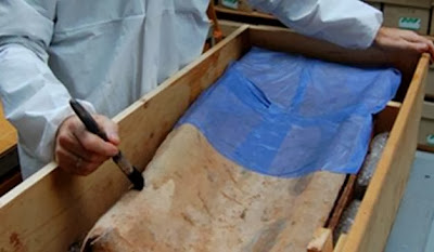 Roman child's coffin found in Leicestershire opened
