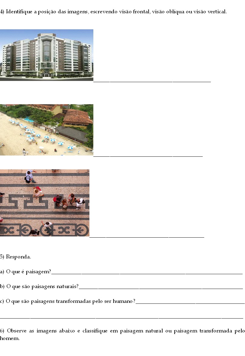 Atividades De Geografia 3 Ano Pontos De Vista