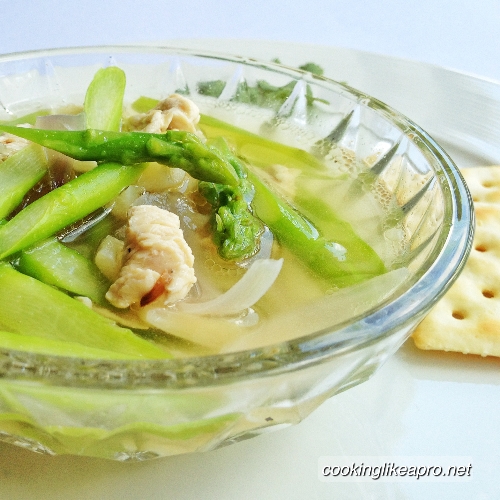 Cooking Chicken Asparagus Soup