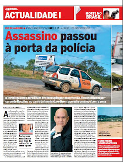 Matérias do editor Paulo Celestino é destaque em Jornal em Portugal.