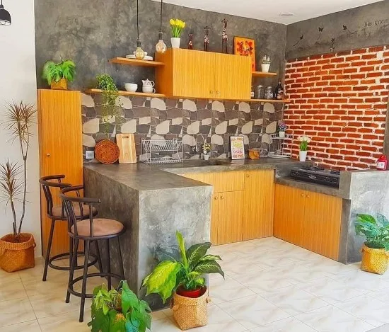 desain inspiratif  dapur rumah minimalis