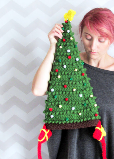 christmas tree hat crochet pattern