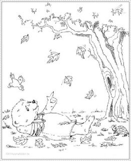 Ausmalbilder zum Ausdrucken: Ausmalbilder Herbst