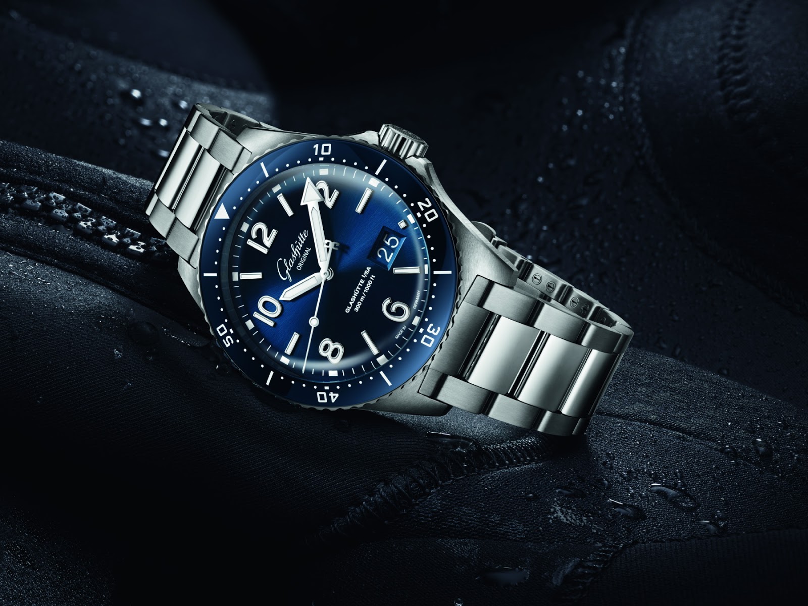OceanicTime GLASHÜTTE ORIGINAL SeaQ DIN & ISO Diver's CERTIFICATION