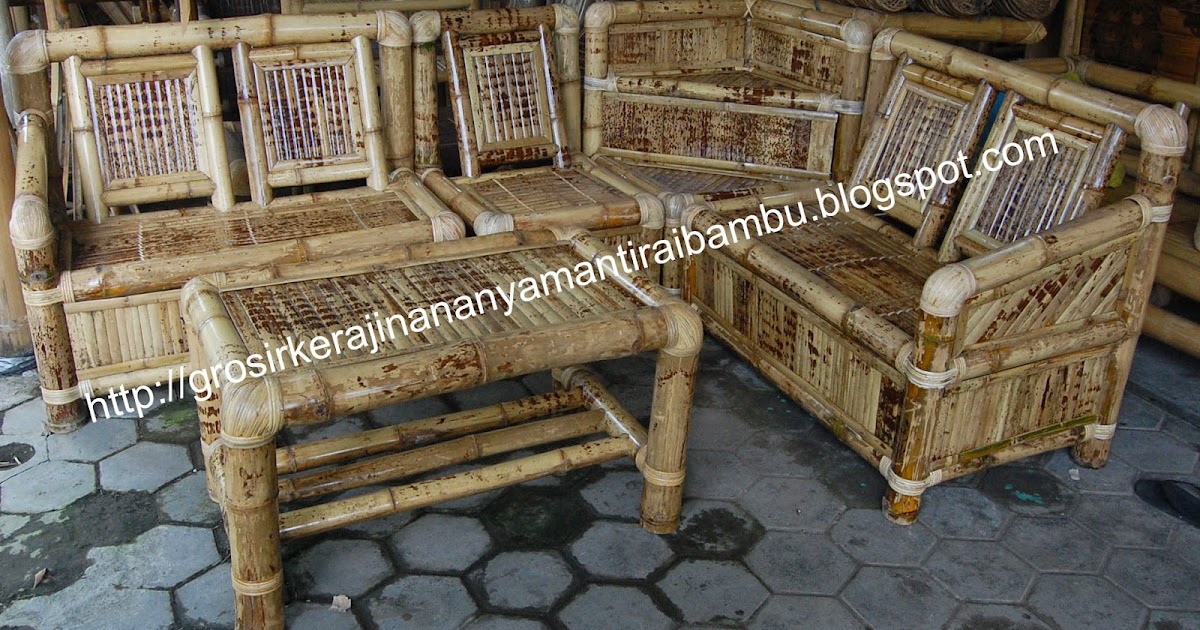  KURSI  SUDUT KST Jual kerajinan bambu  kerajinan bambu  