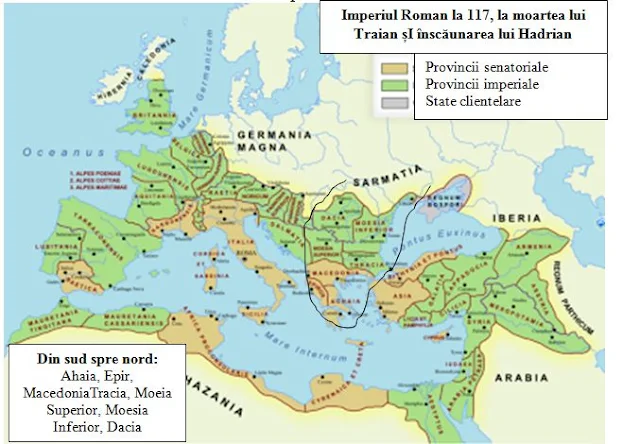 Imperiul Roman la 117