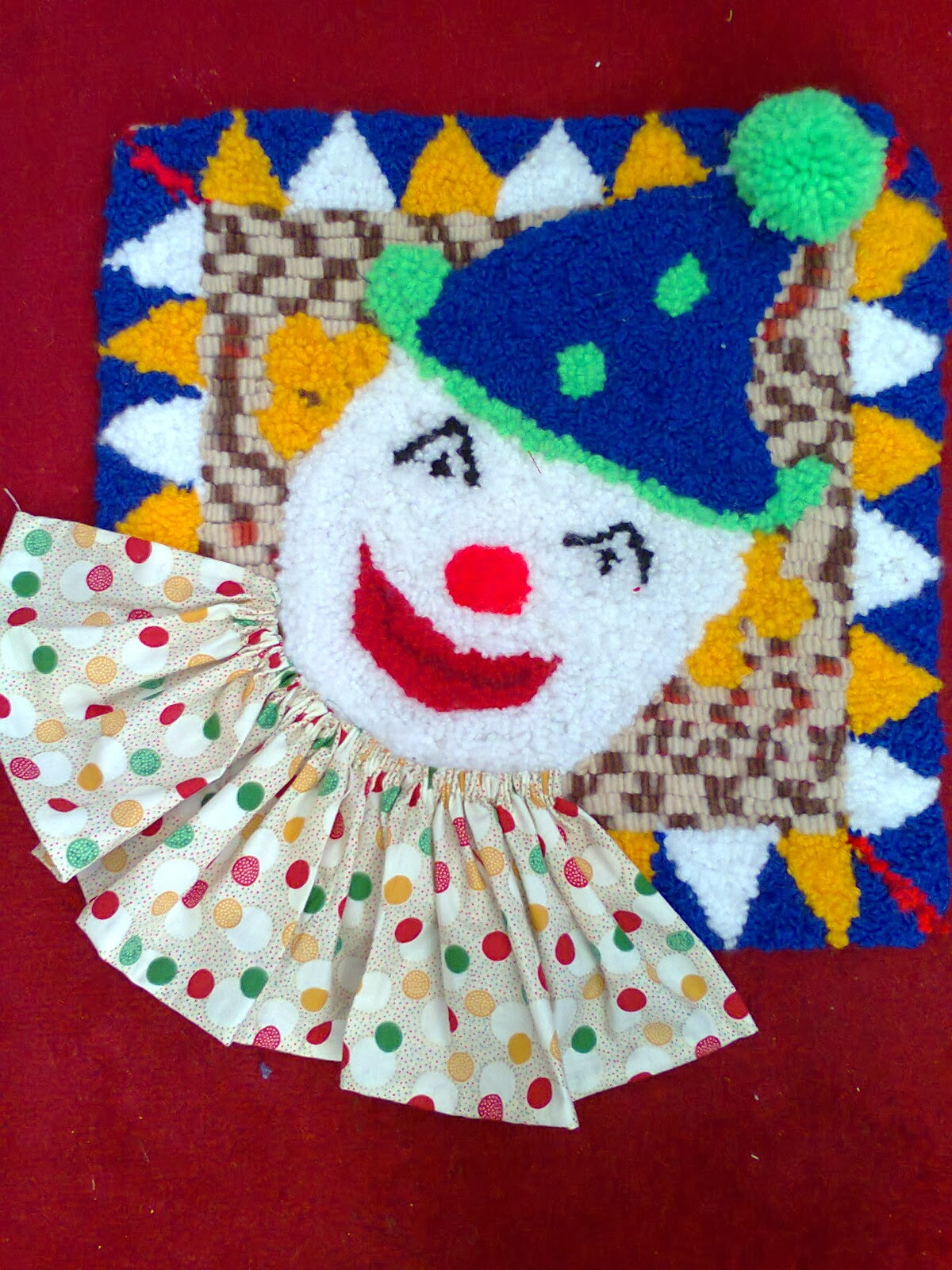 Clown Rug 18 Rug Makers