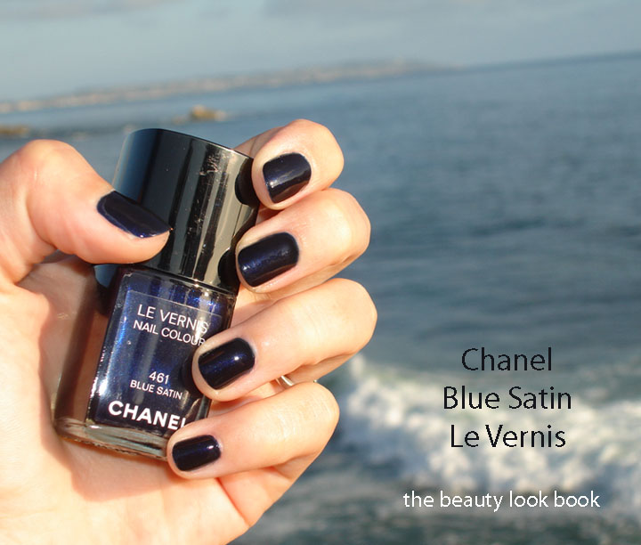 Chanel Blue Satin Le Vernis - The Beauty Look Book