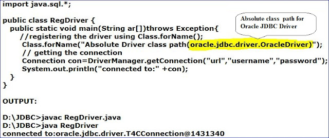 Ways to register a JDBC Driver | Java Tutorial