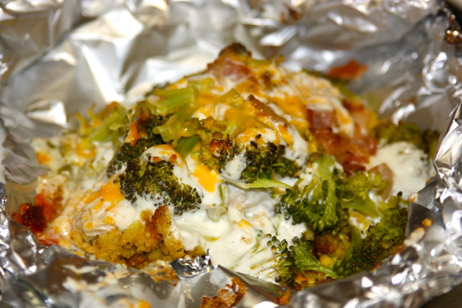 My Recipe Box Chicken and Broccoli Hobo Dinners