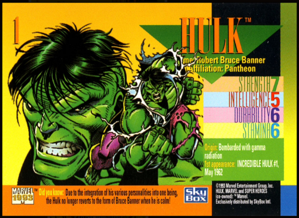 Slayback # 30-1993 Marvel Universe Series 4 Base Trading Card 