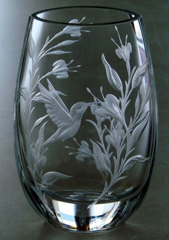 Aprende cómo hacer un hermoso grabado en vidrio paso por paso