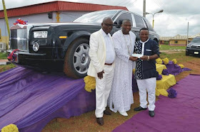 Photos: Bishop Tom Samson Receives 2014 Rolls Royce Phantom As Birthday Gift