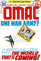 Omac v1 #1 dc bronze age comic book cover art by Jack Kirby