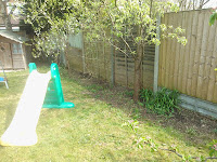 Cleared garden right hand side