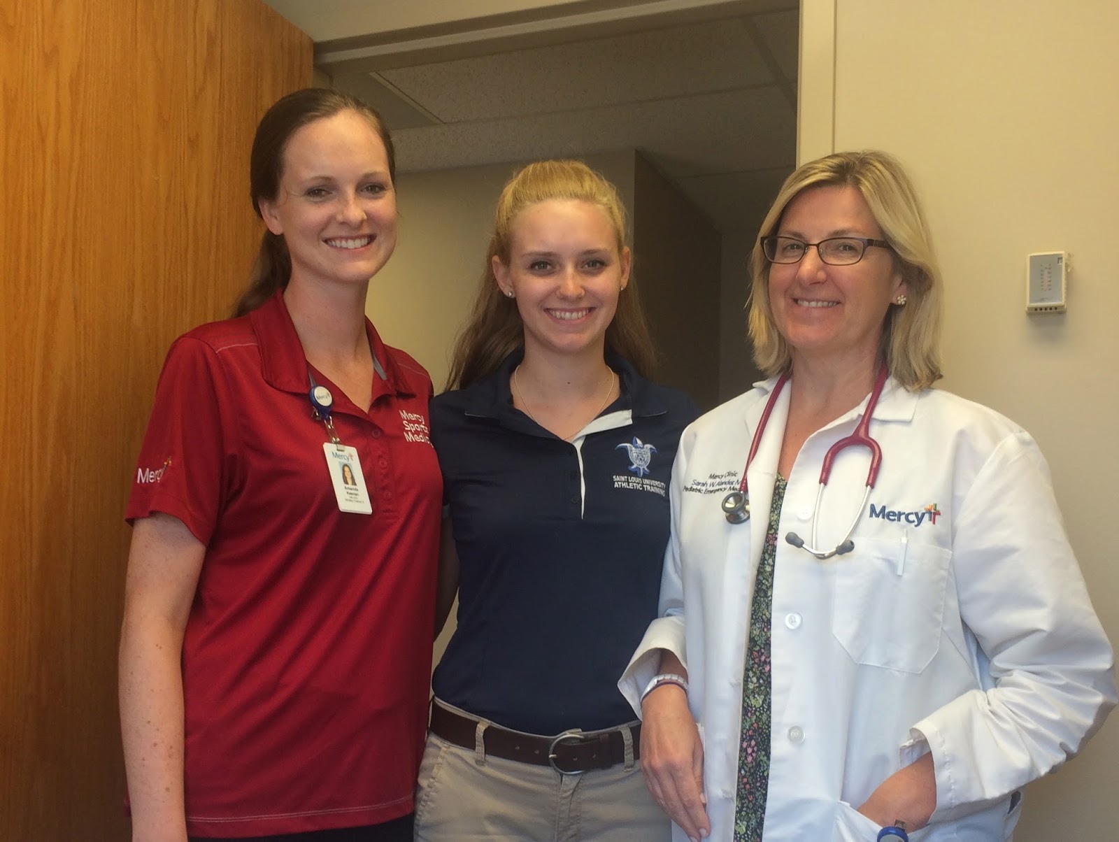 Saint Louis University Athletic Training Program SLU AT Student has